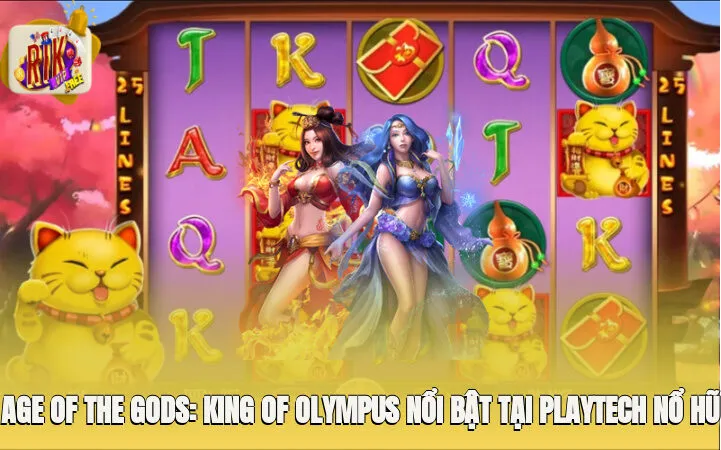 Age of the Gods: King of Olympus nổi bật tại Playtech nổ hũ
