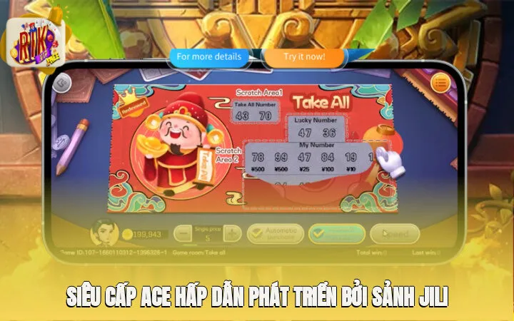 Siêu cấp Ace hấp dẫn phát triển bởi sảnh JILI